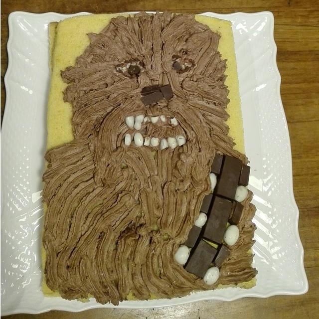 Star Wars チューバッカ ケーキ レシピ 作り方 By Zuboramame クックパッド