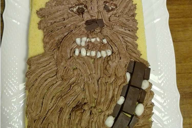 Star Wars チューバッカ ケーキ レシピ 作り方 By Zuboramame クックパッド