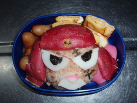 キャラ弁!ギロロ(伍長)弁当