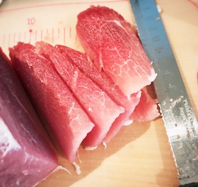 海外組へ 肉屋直伝!自分で薄切り肉