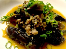 【超ヘルシー!】揚げないとろとろ麻婆茄子
