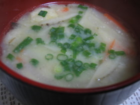 ホッとする味♪おからのみそ汁