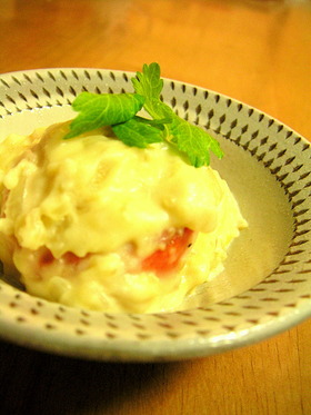 焼いたにんじんのクリーム煮
