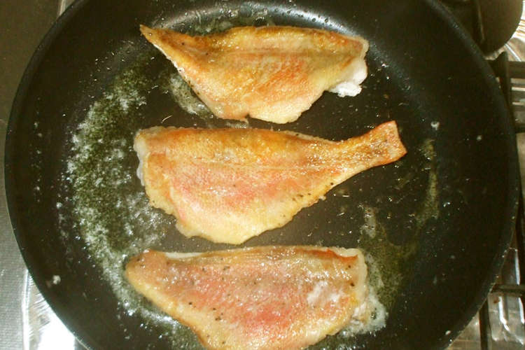 赤魚のムニエル 簡単あこうだい レシピ 作り方 By 漢方薬のタカキ大林店 クックパッド 簡単おいしいみんなのレシピが357万品