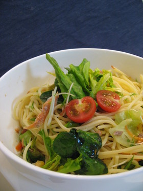 シャケ☆梅干し☆ 簡単❤絶妙パスタ❤