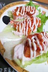 クィーンクック☆鶏ハムキムチマヨネーズ