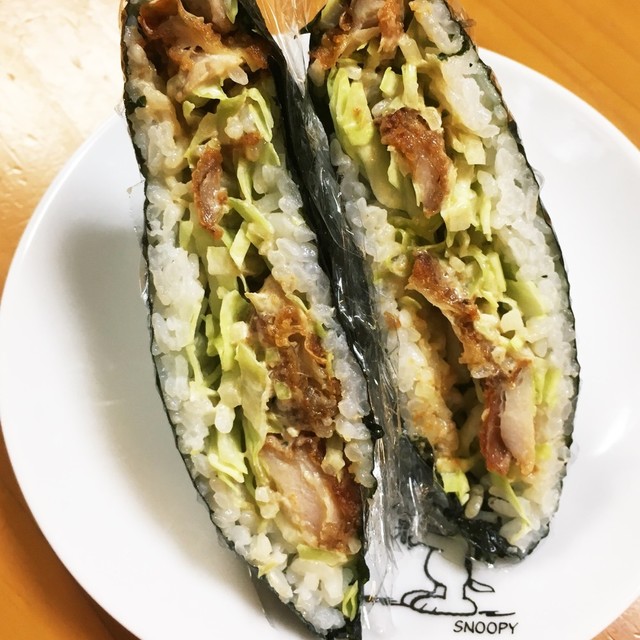 からあげおにぎらず レシピ 作り方 By ココルナ クックパッド