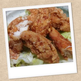 ささみスティックの塩唐揚げ