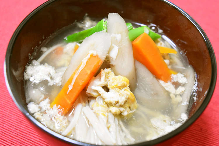 味付けは 白だし だけ ごぼうのすまし汁 レシピ 作り方 By スーツでキッチン クックパッド