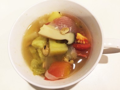 ビーガン 野菜スープの写真