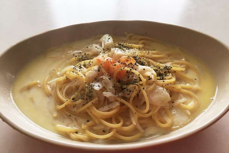 シーフードのスープパスタ レシピ 作り方 By けいてぃ727 クックパッド 簡単おいしいみんなのレシピが350万品