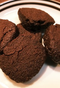 ココナッツオイル＆純ココアの簡単クッキー