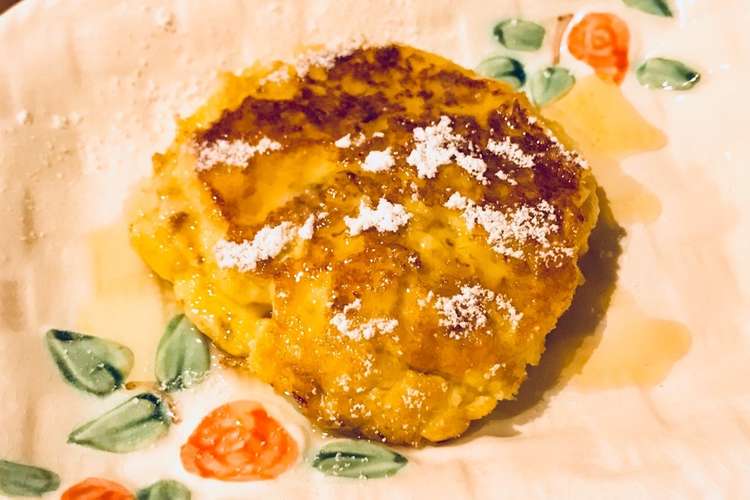 超簡単 冷凍バナナと食パンdeパンケーキ レシピ 作り方 By Non H クックパッド 簡単おいしいみんなのレシピが350万品