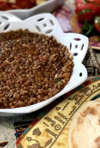エジプト♡ブラウンレンティル豆の伝統料理