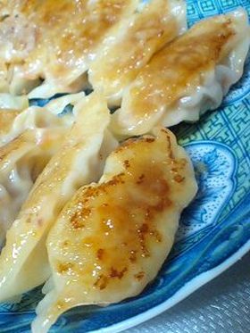 簡単ジューシーなキムチ餃子