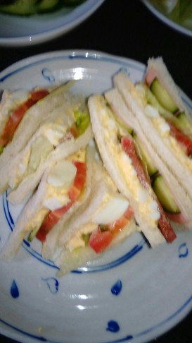 昔からよく作ってる我が家のサンドイッチ☆