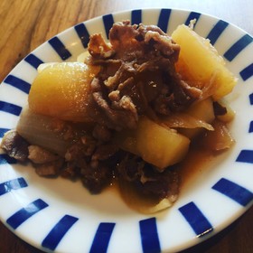 一人暮らし用簡単肉じゃが