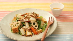 【腸活】大麦入り根菜のサラダ