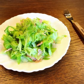 糖質オフ!弁当に!キャベツペペロンチーノ