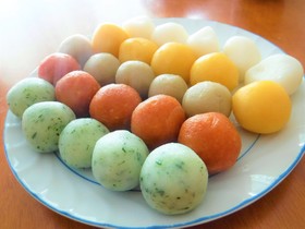 どんど焼きは「五色団子」で祈願しよう☆