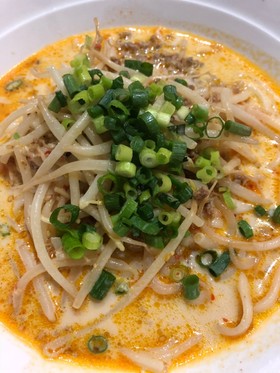 もやしたっぷり坦々うどん