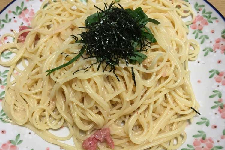 簡単すぎる 美味しすぎる 明太子パスタ レシピ 作り方 By ぽにょたんりり クックパッド 簡単おいしいみんなのレシピが360万品