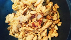 フリーザーバッグで簡単!鶏の生姜焼き