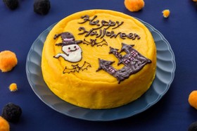 ハロウィンパンプキンチーズケーキ