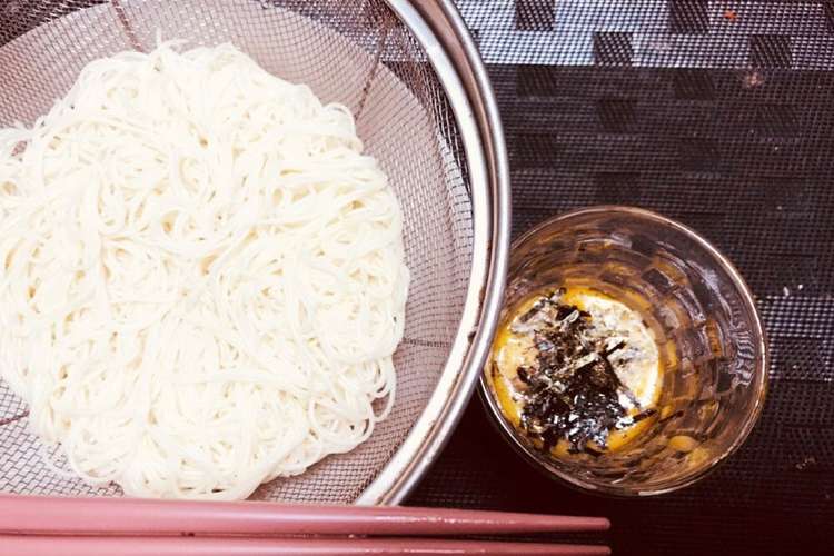 うにソースでつけ麺風そうめん レシピ 作り方 By ありあん クックパッド 簡単おいしいみんなのレシピが354万品