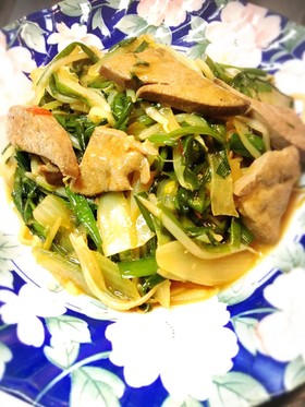 レバニラ炒め