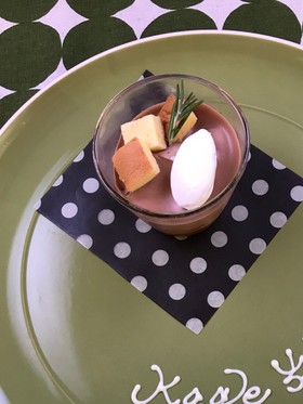 ゼラチン無しの、簡単♪チョコムース♪