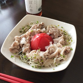 低糖質♡「豚しゃぶサラダ」