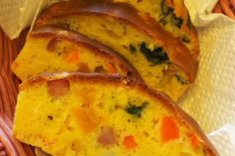 Hmで簡単 野菜たっぷりパウンドケーキ レシピ 作り方 By チュッパチャプス クックパッド 簡単おいしいみんなのレシピが353万品