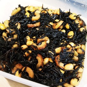 簡単☆ひじきと大豆の煮物♪︎