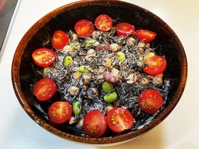 ヒジキとお豆のレモン酢マヨサラダ
