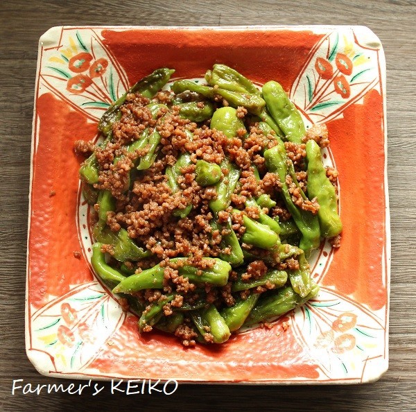 【農家のレシピ】ししとうとひき肉の炒め煮の画像