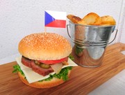 ミートローフで簡単即席バーガーの写真
