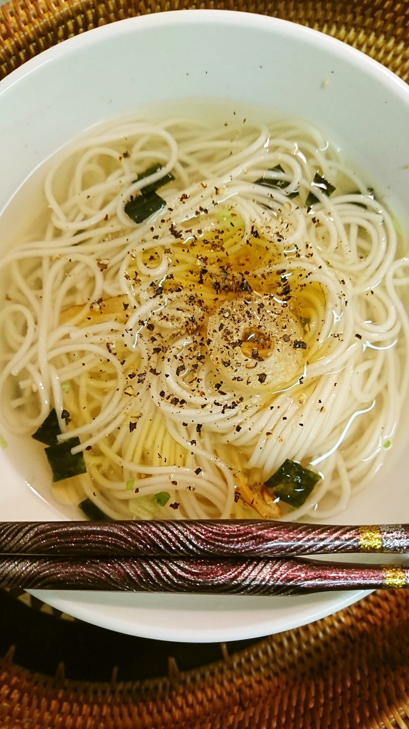 永谷園松茸味のお吸いもの素麺の画像