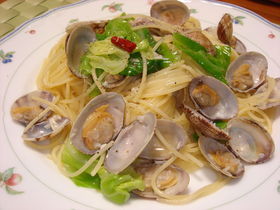 春パスタ✿あさりとキャベツ