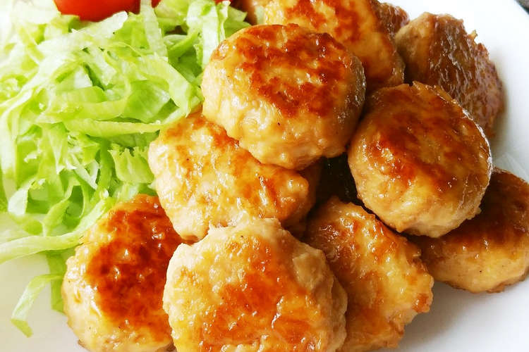 豆腐でふんわり 鶏つくねの照り焼き レシピ 作り方 By まんまるまうちゃん クックパッド 簡単おいしいみんなのレシピが352万品