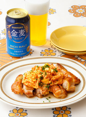 照り焼きチキン とろ卵のせ