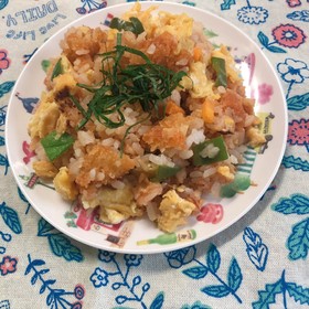 残りコロッケdeチャーハン