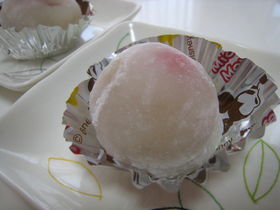 レンジで簡単!いちご大福❤