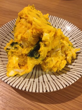 簡単チーズ入りマッシュかぼちゃサラダ