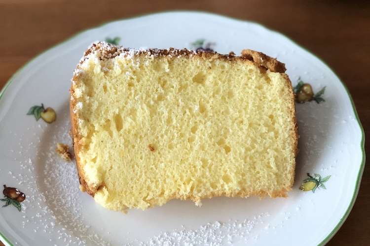 かぼすのシフォンケーキ レシピ 作り方 By りりこの料理 クックパッド