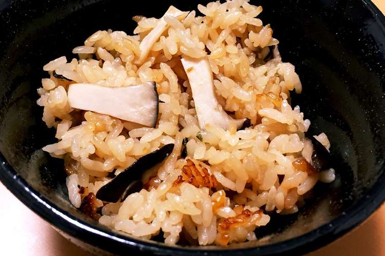 なんちゃって 松茸の炊き込みご飯 レシピ 作り方 By ぷう クックパッド