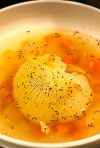 圧力鍋で♫簡単丸ごと玉ねぎスープ