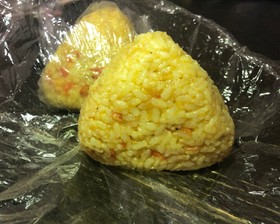 南からきた悪魔のおにぎり。笑