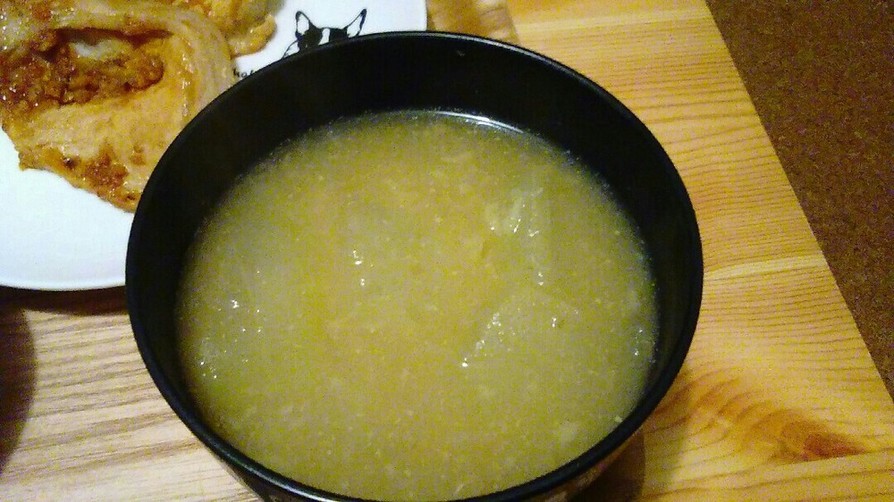 冬瓜の味噌汁の画像