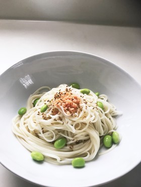 ゴマ油香る!簡単アレンジそうめん